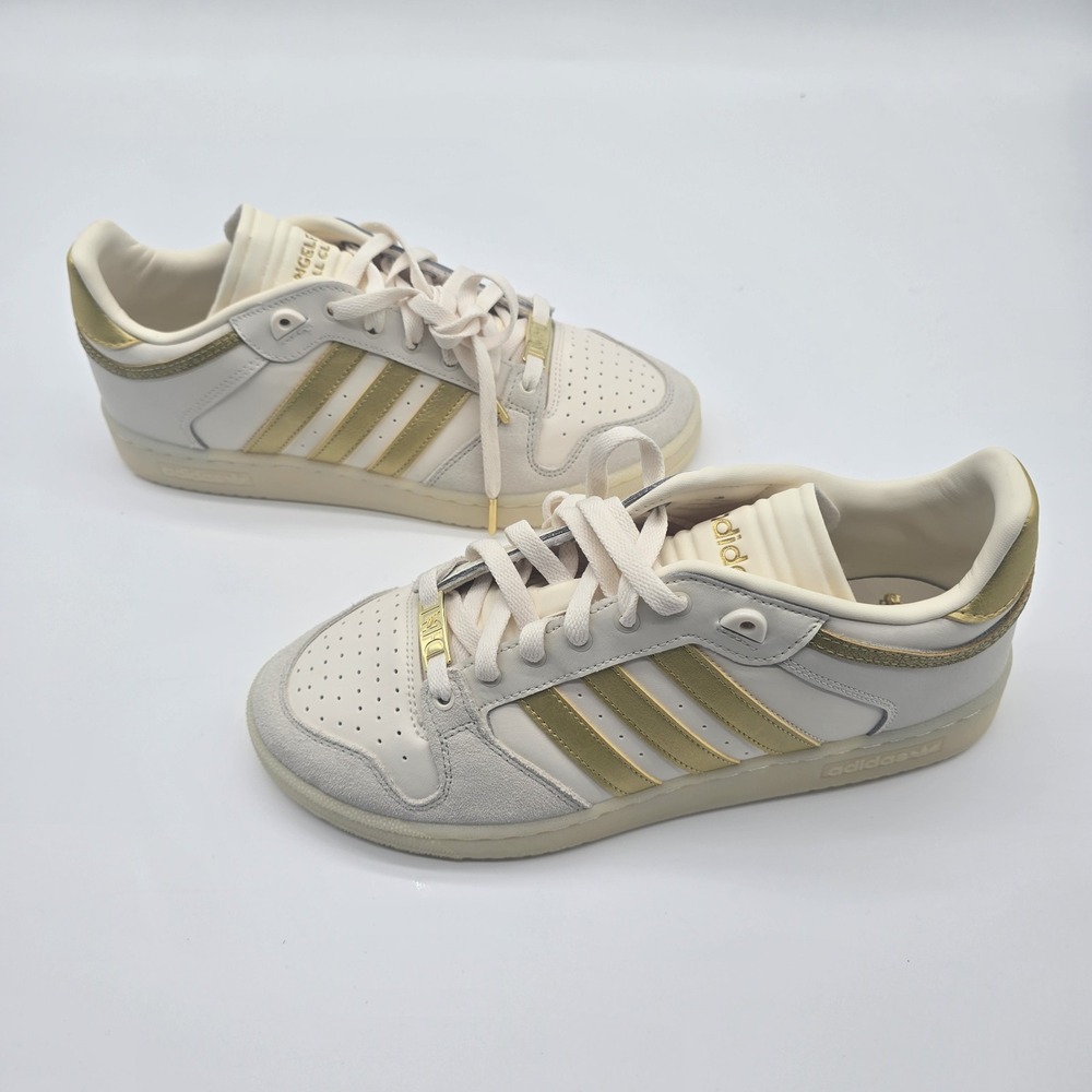 adidas LAFC Centennial 85 Low JP5169 White Gold Men's Size 11 Los Angeles FC